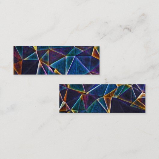 Broken Bubbles Mini Visitekaartje (Voorkant / Achterkant)