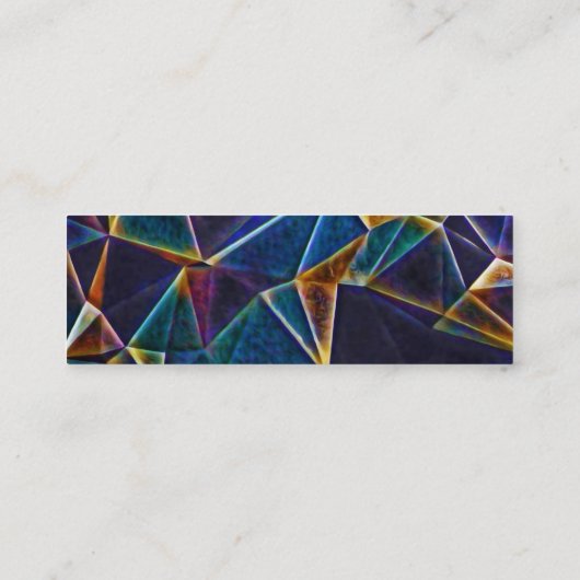 Broken Bubbles Mini Visitekaartje (Achterkant)