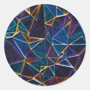 Broken Bubbles Ronde Sticker