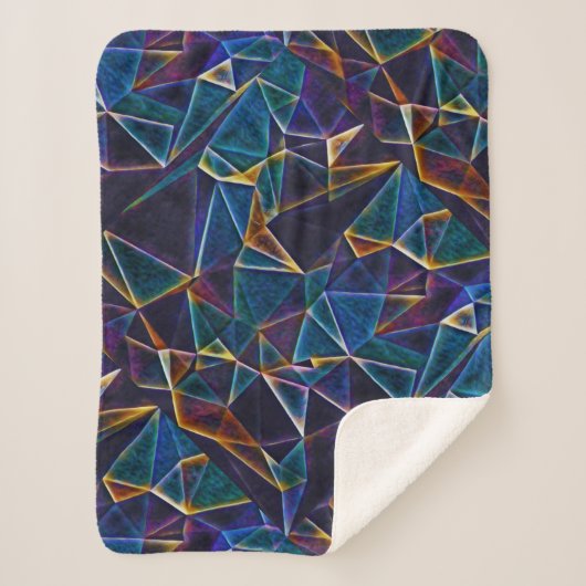 Broken Bubbles Sherpa Blanket Deken (Voorkant)