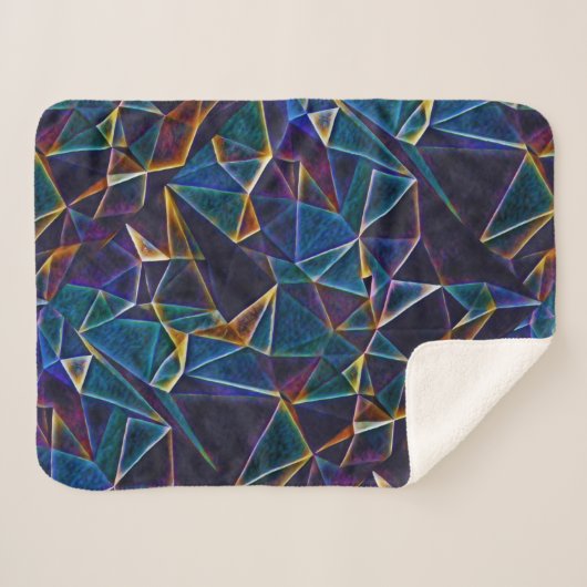 Broken Bubbles Sherpa Blanket Deken (Voorkant (horizontaal))