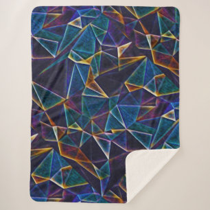 Broken Bubbles Sherpa Deken