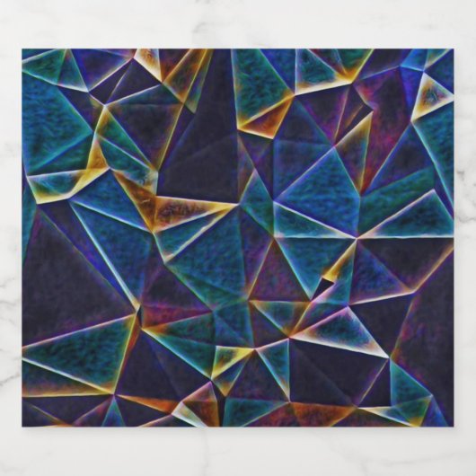 Broken Bubbles Sparkling Wijnetiket (Enkel label)