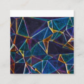 Broken Bubbles Vierkante Visitekaartje (Achterkant)