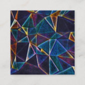 Broken Bubbles Vierkante Visitekaartje (Voorkant)