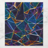 Broken Bubbles Wijn Etiket (Enkel label)