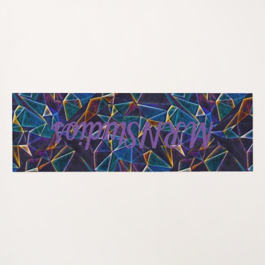 Broken Bubbles Yoga Mat (Achterkant (horizontaal))