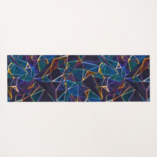 Broken Bubbles Yogamat (Achterkant (horizontaal))