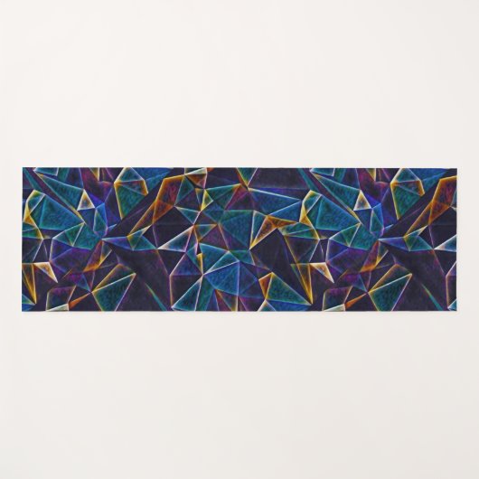 Broken Bubbles Yogamat (Voorkant (horizontaal))