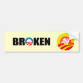BROKEN BUMPERSTICKER (Voorkant)