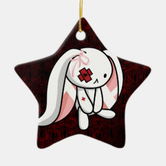 Broken Bunny Keramisch Ornament