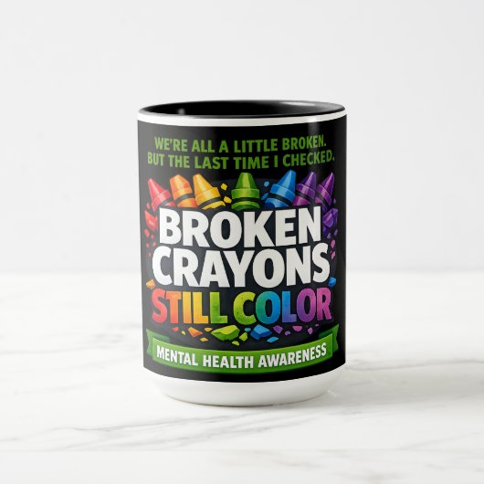 Broken Crayons Mok (Midden)