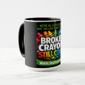 Broken Crayons Mok (Voorkant links)