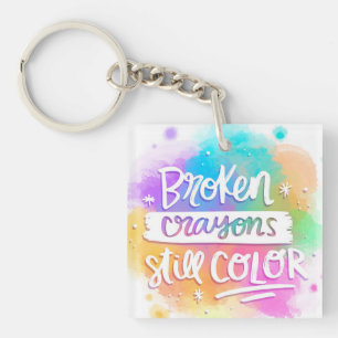 Broken Crayons Sleutelhanger