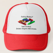 Broken Crayons Trucker Hat Pet (Voorkant)