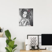 Broken Doll Wall Poster Art Carnival Doll (Thuiskantoor)