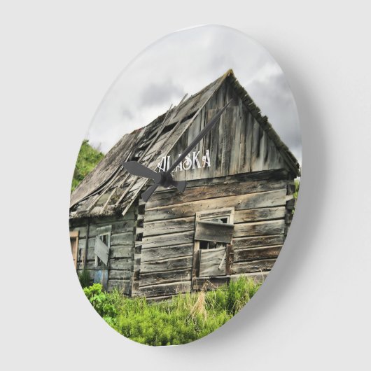 Broken Down Cabin in Alaska Grote Klok (Hoek)