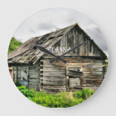 Broken Down Cabin in Alaska Grote Klok (Voorkant)