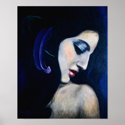 Broken Eagle Woman Poster (Voorkant)