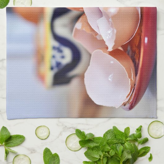 Broken eieren theedoek (Gevouwen)