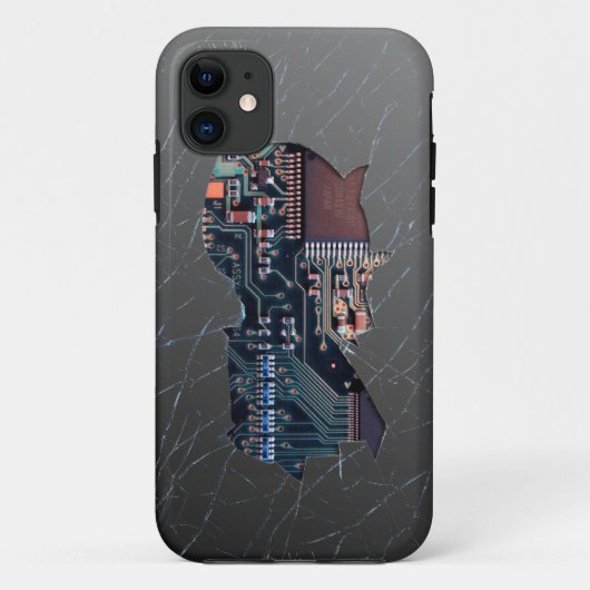 Broken Electronics Case-Mate iPhone Case (Achterkant)