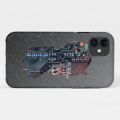 Broken Electronics Case-Mate iPhone Case (Achterkant (horizontaal))