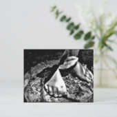 "Broken Feet" JTG Art Briefkaart (Staand voorkant)