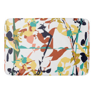 Broken Flowers Abstract Badmat