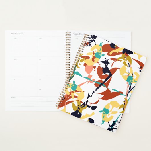 Broken Flowers Abstract Planner (Display)