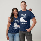 Broken Foot Gift: Broken Foot Survivor T-shirt (Unisex)
