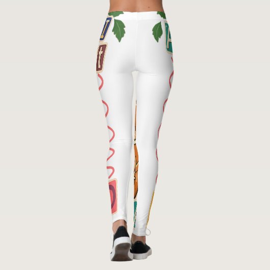 Broken Gingerbread Cookie – Funny Holiday Meltdown Leggings (Achterkant)