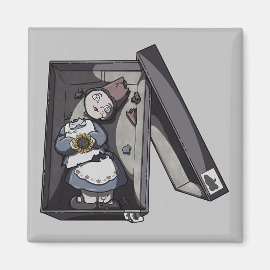 Broken Gnome Magneet (Voorkant)