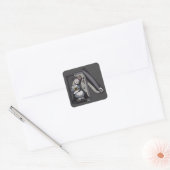 Broken Gnome Vierkante Sticker (Envelop)