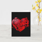 Broken Heart Anti Valentines Day  Kaart (Gele Bloem)