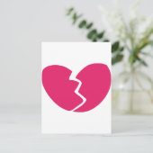 Broken Heart Briefkaart (Staand voorkant)