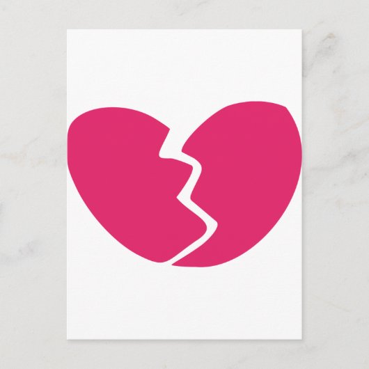 Broken Heart Briefkaart (Voorkant)