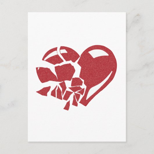 Broken Heart Briefkaart (Voorkant)