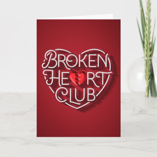 Broken Heart Club / Folded Kaart (Voorkant)