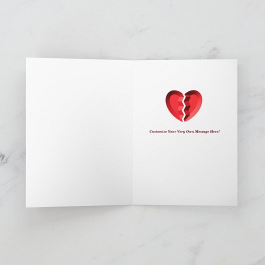 Broken Heart Club / Folded Kaart (Binnen)