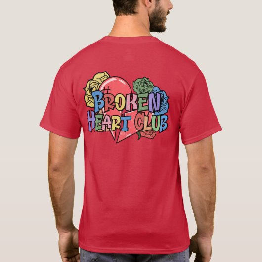 Broken Heart Club T-shirt (Achterkant)