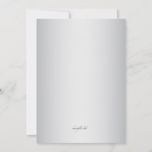 Broken Heart Divorce Celebration Kaart (Achterkant)