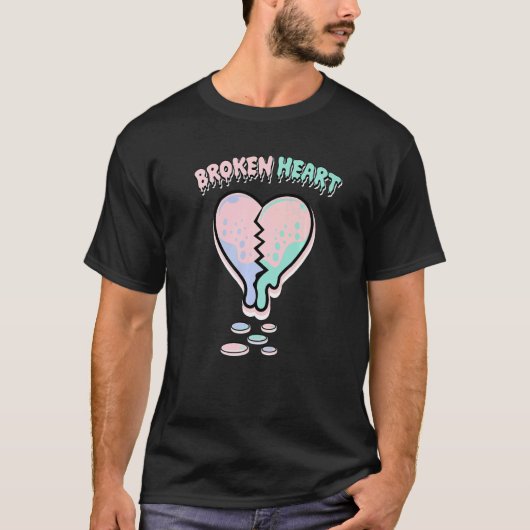 Broken Heart Dripping Easter 5s Matching T-shirt (Voorkant)