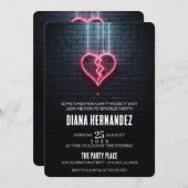 Broken Heart echtscheiding partij Kaart (Voorkant / Achterkant)