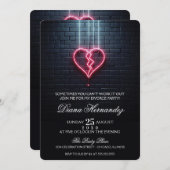 Broken Heart echtscheiding partij Kaart (Voorkant / Achterkant)