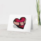 Broken Heart Feestdagen Kaart (Voorkant)