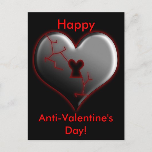 Broken Heart Feestdagenkaart (Voorkant)