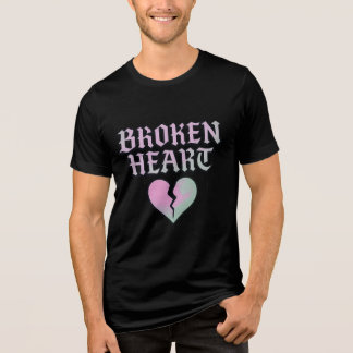 BROKEN HEART - Gotische Graffiti-kunst Tri-Blend Shirt