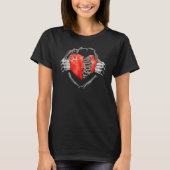 Broken Heart Heartbroken Sad Funny Valentines Day  T-shirt (Voorkant)