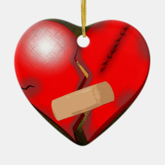 Broken Heart Keramisch Ornament