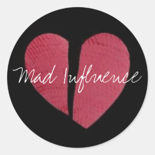 Broken Heart Logo Ronde Sticker